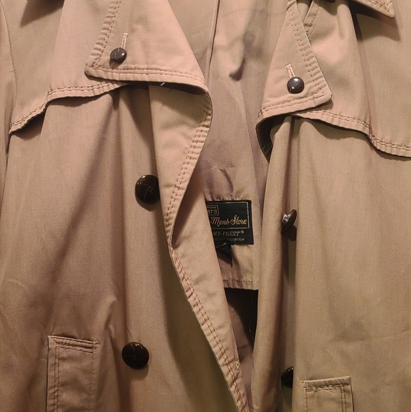 Vintage (like new)Simpsons Sears Men's Store All weather coat sz38 Reg Tan - Picture 4 of 13